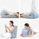 Couples Intimate Position Wedge Pillow - Extra Large Firm Memory Foam, Hip Retains shape, discreet & versatile. Minimalist packaging for easy storage. Ideal for hip support & intimate positioning, 22.8" x 15.7" x 12.2