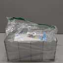 IDesign Tea Bag Organizer for Counter, 4-Section Clear Stackable Tea Storage Drawer for Cabinet