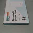 Titanium Cutting Board Double Sided Food Grade, Pure Titanium/PP for Kitchen, Cutting Board Easy to Clean[15.5*10.5+12*8.5] (Silver)