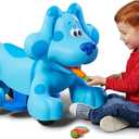 Kid Trax 6V Rideamals Blue's Clues Snack Time Interactive Ride-On Toy, for Ages 18-30 Months, Up to 44 Lbs., 20 Different Sounds, 3 Snacks Feed Blue, Rechargeable Battery Powered Electric, (KT1612WM)