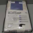 100% Blackout Shield Linen Blackout Curtains for Bedroom 84 Inches Long, Back Tab/Rod Pocket Living Room Drapes, Thermal Insulated Blackout Curtains 2 Panels Set, 50" W x 84" L, Cream