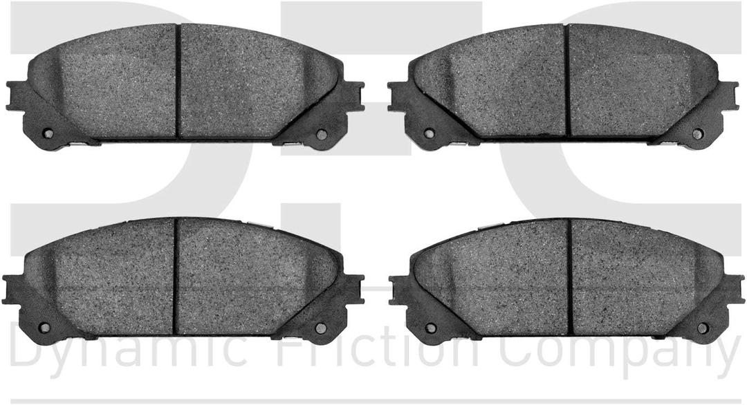 Dynamic Friction Company 5000 Advanced Brake Pads - Ceramic 1551-1324-00-Front Set
