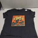 Vintage Japanese Chrysanthemum Flower Retro Japan Floral Art T-Shirt Size S