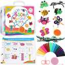 Zefy 650 Pcs 13 Colors Wax Craft Sticks, 6 Inches Bendable Wax Sticks with Storage Box, Travel Road Trip Activities Summer Camping Essentials Valentine Gifts for Kids Boys Girls