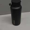 BJPKPK Insulated Water Bottles with Straw Lid, 27oz Stainless Steel Water Bottle with 3 Lids, Leak Proof BPA Free Metal Thermos, Mugs, Tumblers, Keep Cold Hot - Army Green