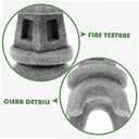 DOITOOL Simulated Stone Mini Pavilion Statue Miniature Garden Ornament Zen Garden Accessory Pagoda Statue Fish Tank Ornament Zen Decor Crafts Resin Sculpture Glass