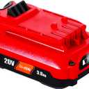 TenHutt Upgrade Li-ion 20V 3.0Ah Replacement Battery for Craftsman 20V Battery V20 Lithium Ion CMCB205 CMCB204 CMCB206 CMCB202 CMCB201 20V Cordless Power Tools