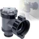 Plunger Valve for Intex Pools, Plunger Valve Connection Pool Pump Hose of 38 Compatible, Above Ground Pool Filter Pump On Off Plun-ger Val-ve Part, Hose Plun-ger Drain Val-ve for Coleman, Intex