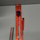 Woodworking Scriber Marking Line RulerAdjustable Aluminum Alloy Sliding T-Square RulerPrecision Line Drawing with Angle Adjustment, Tool for Engineering, Architecture Design Drawing