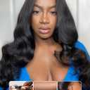 Nadula Glueless 5x5 Thin HD BlendAway Body Wave Lace Closure Bye Bye Knots Wigs Human Hair Pre Cut/Plucked/Bleached Match All Skin Tones Pre Everything Glueless Wigs 180% Density 20inch