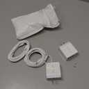 60W USB C Charger Block for iPhone 17 16 15,EIZLXQ 2-Pack USB C Wall Charger with Total 60W Max Output,10FT USB C Cable,Fast Charging Blocks for iPhone 17/16/15 Series,Galaxy,Pixel,iPad-Cream