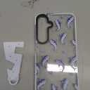 ChiCsFleur for Samsung Galaxy S24 Case, TPU Phone case with Camera Protection for Women Girls Teens - Blue Whale Shark Artsy Cartoon Pattern Shell Bubble Ocean Gift Kawaii Sorority Aesthetic Unique