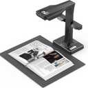 CZUR ET16 Plus Advanced Book & Document Scanner, 2nd Gen Auto-Flatten&Deskew Tech, 16MP Camera, Capture A3, 186 Languages OCR, Convert to PDF/Searchable PDF/Word/Tiff/Excel, Run On Windows&MacOS