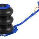 3 Ton/6600 lbs Portable Air Jack,3-5S Fast Lifting Air Bag Jack for Cars,Triple Bag Air Jack,Air Bag Jack Lift Up to 15.75 Inch,with Round Long Handle,for Garage, Car, Truck, RV, Auto Repair (Blue)
