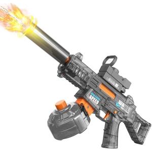 Bamiwe Electric Water Gun for Kids & Adults - Automatic Squirt Gun with up to 32FT Range, Built-in LED Lights & 350mL Leakproof Tank, Rechargeable Summer Pool Beach Outdoor Water Toys for Ages 3+