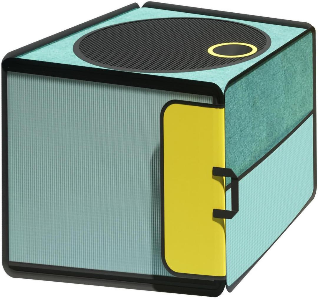 Pet Dog Cat Drying Box, Portable Pet Dryer Cage, Portable Foldable Cat Drying Room Pet Dry Room Pet Hair Dryer, Anti Hair Flying Drying Crate Cage Grooming House Dryer Cage for Pets Cats Dogs(Green)