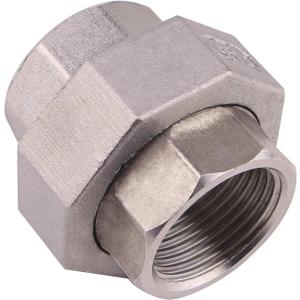 Cast Pipe Fittings Union - 3/4" NPT Female Fitting Stainless Steel 304, Class 150