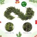 6FT Cedar Garland Artificial Touch The Spring Garland, Decorations for Home Dining Holiday Party Decor