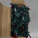 PREXTEX Multicolored Christmas Lights with Green Wire, 60 Feet, 300 Lights, Colorful String Lights Indoor or Outdoor - Incandescent String Lighting for Christmas Tree Decorations for Fences and Patios