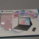 Keyboard Case for iPad 9.7 inch 6th/5th Generation, 2018/2017 Model, iPad Air 2 (2014) - Mouse and Detachable Keyboard for iPad Pro 9.7, Slim Case with Pen Holder - Pink