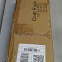 Coat Rack, Freestanding Coat Rack with 8 Hooks and 3 Adjustable Size Tree Coat Racks for Bedroom, Hallway, Entrance, Office, for Hats, Coats, Scarves, Handbags (1 PC, Brown)