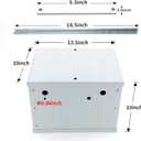 Complete Aluminum Battery Box Relocation Kit Universal Billet Race Off Road Kit(Cable not included)