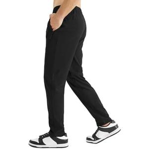 GuaGal Men's Lightweight Joggers Pants with Zipper Pockets Sweatpants for Men Athletic Gym Workout Jogging Pants, S