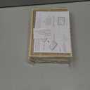 upsimples 5x7 Picture Frame Set of 3, Made of High Definition Glass for 5 x 7 Gold Frames, Wall and Tabletop Display Thin Border Photo Frame for Home Dcor