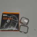 Misxi 2 Pack Hard PC Case with Tempered Glass Screen Protector Compatible with Apple Watch Series 9 Series 8 Series 7 41mm, Anti-Drop Scratch Resistant Lightweight Cover for iWatch, 2 Starlight