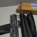 Tent Poles,Adjustable Portable Tent Poles-74.8" Sturdy and Durable Rustproof Thickened Iron Tent Stakes for Camping,Hiking,Van Awnings,Beach Awning Tent Accessory with Storage Bag-2 Pack (Black)