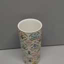 RIFLE PAPER CO. Beetles & Bugs Porcelain Vase for Room and Home Decor, Brighten Up a Living Room, Kitchen Table, or Farmhouse, Large Vase for Tabletop Centerpieces or Bookshelves