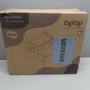 OgiOgi Toddler Step Stool, 2 Step Wooden Toddler Kitchen Stool Helper for Bathroom Sink, Toilet & Potty Training, 330lbs Capacity Stools for Kids with Safe Non-Slip Pads and Handles-Blue & White(2PCS) (Night Black+snowy White)