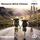 FSVGYY Wind-Chimes-Outdoor-Deep-Tone, Large Soothing Melodic Tones Windchimes, Wind Chimes for Outside, Memorial Wind Chime Best Gift for Mom Women Grandma Neighbors(32" Brown Coated Aluminum)