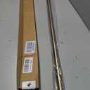 Ivilon Tension Curtain Rod - Spring Tension Rod for Windows or Shower, 54 to 90 Inch. Warm Gold