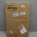 efluky Laundry Hamper with Lid, Double Laundry Hamper with 2 Removable Bags, 2 Section Laundry Basket with Bamboo Handles for Bathroom, Bedroom & Laundry Room, 140L (36.9 Gallon) Beige