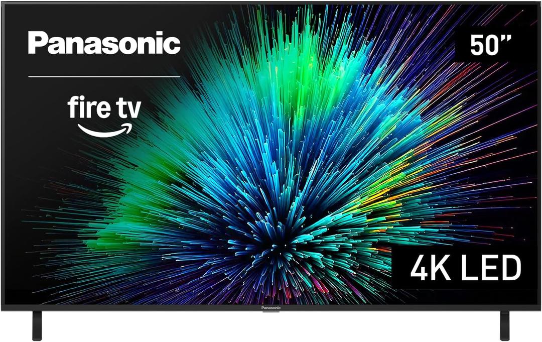 Panasonic W70 Series (2025 Model) 50" LED 4K Ultra HD Smart Fire TV, Press & Ask Alexa, Apple AirPlay, HDR10+, HDMI 2.1, and Bluetooth Support - 50W70BP