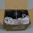 Replacement 1.5A Air Blower Fan for Inflatables, 8 Bright LED Light with Waterproof 2.0A Adapter, 12V Motor for Blow Up Yard Christmas Thanksgiving Outdoor Holiday Decorations (Large, Black)