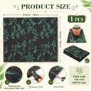 Breling 47.2" x 39.4" Automatic Plant Watering Mat, 3mm Thick Self Watering Capillary Mat with Green Plant Print, High Absorption for Hydroponics, Indoor Potted Plants, and Greenhouse Use