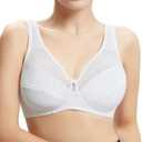 AILIVIN Underwire Minimizer Bras for Women Cross Back Full Coverage Plus Size Non Padded Bra,Lifting Bra for Heavy Breast Size 32G