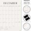 Jotsome Magnetic Calendar for Refrigerator 2026-2027, Monthly Fridge Calendar From Now to June 2027 14x10 inch, Easy Organizing (Vertical)