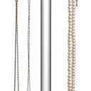 Amazing Abby - Temptation - Necklace Holder Stand with Spinning Hook Design, Jewelry Organizer Stand, Bracelet Tree Display, Perfect Storage Solution for Necklaces, Bracelets, Rings, and More