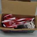 Home Accents Holiday 10 in. Lighted Candy Cane Pathway Stakes (Set of 8)