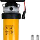 87802202 87802238 12V Fuel Pump Filter Compatible with New Holland LS180 LS190 LX865 LX885 LX985 2550 HW300 HW320 555E 575E 655E 675E Replace 87801995 87801794 87802203