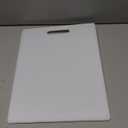 Dexas NSF Polysafe Cutting Board with Handle, 8.5 by 11 inches, White