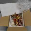 Christmas Reindeer Tealight Candle Holder: 6 Pcs Gold Reindeer Decoration for Window & Table