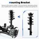 Front Struts Assembly Shock Absorber Fit for Hyundai Tucson 2.0L 2011-2015/2.4L 2010-2015, for Kia Sportage 2.4L 2014, for Sportage 2.0L 2011-2014, Replace for 1333452L 1333452R, 2Pcs