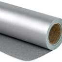 RUSPEPA Silver Matte Wrapping Paper - Solid Color Pearly - luster Paper Perfect for Wedding, Birthday, Christmas, Baby Shower -17 Inches X 32.8 Feet