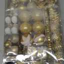 Mr. Pen- Assorted Christmas Ball Ornaments Set, 77 pcs, Gold, Shatterproof Christmas Ornaments Set,
