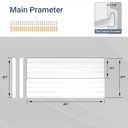 Neoaider Slatwall Panel 2 FT x 4 FT, Interlocking Slat Wall Paneling, Wall Mounted PVC Slat Wall Panels, Suitable for Garage Storage, Slatwall Board, Shelves - White