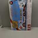 Lionel Battery-Operated North Pole Central Freight Toy Train Set with Bluetooth, Locomotive, Train Cars, & Track with Authentic Train Sounds, Lights, & Water Vapor Smoke Effects for Kids 4+